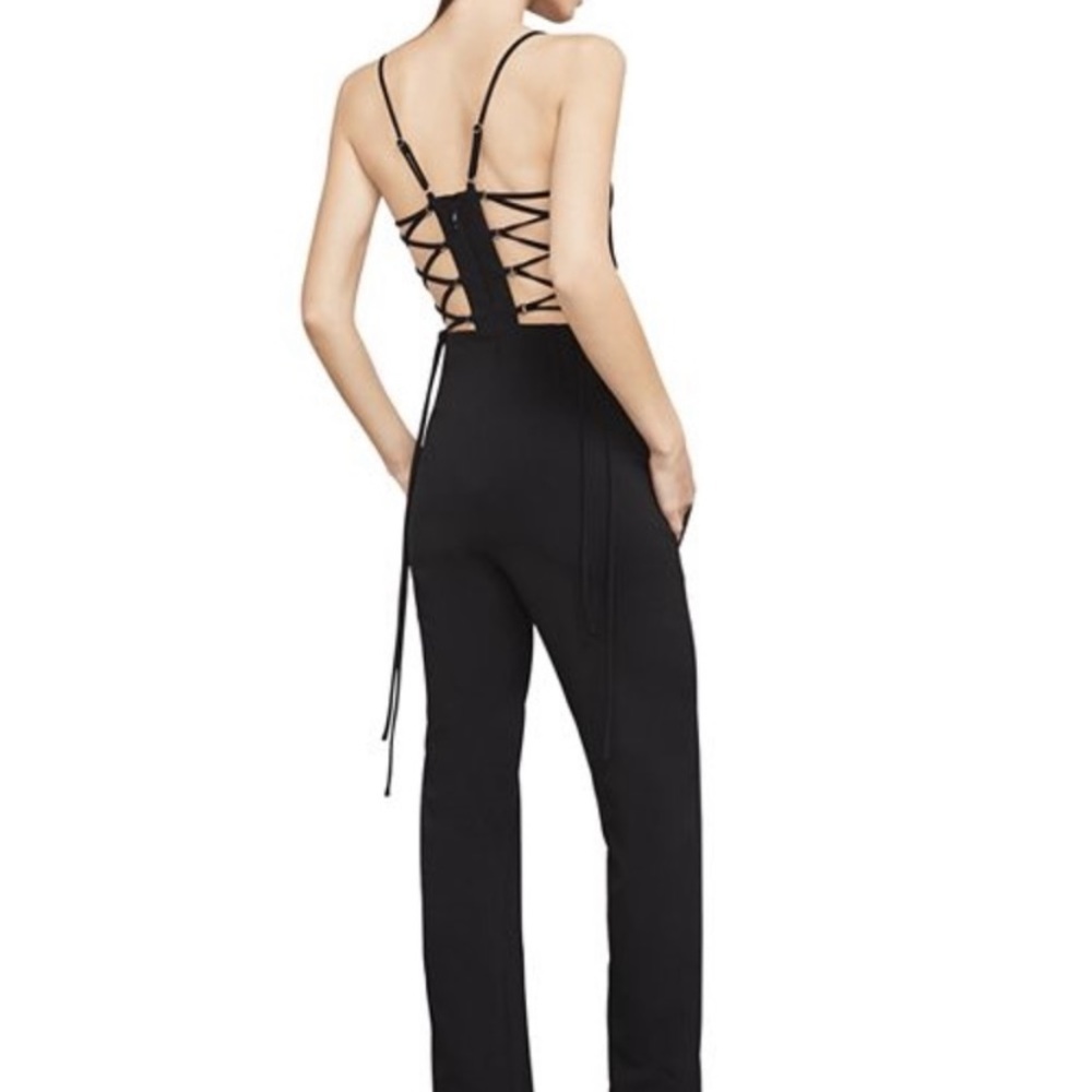 NEW BCBGMAXAZRIA Esmee Lace-Up
Jumpsuit Halter ‼️